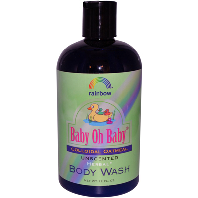 0187724 Baby Oh Baby Organic Herbal Wash Colloidal Oatmeal Unscented - 12 Fl Oz