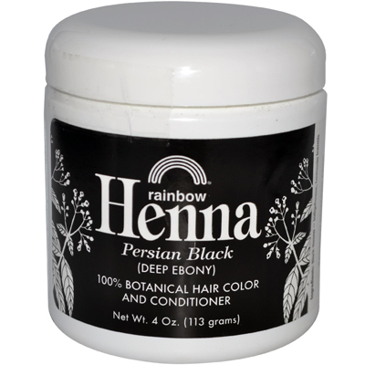 0606020 Henna Hair Color And Conditioner Persian Black Deep Ebony - 4 Oz