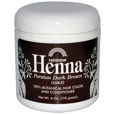 0623025 Henna Hair Color And Conditioner Persian Dark Brown Sable - 4 Oz