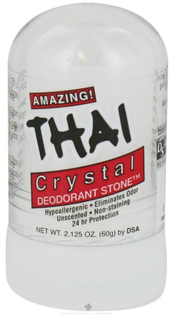 0658237 Thai Natural Crystal Deodorant Push-up Stick - 2.125 Oz