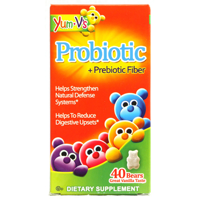 1137850 Probiotic Plus Prebiotic Fiber Vanilla - 40 Bears