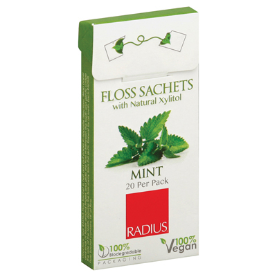 1152305 Floss Sachets With Natural Xylitol Mint 20 Per Pack - Case Of 20 - Pack