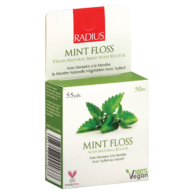 1152321 Mint Floss With Natural Xylitol 55 Yds - 50 M - Case Of 6 - 55 Yd
