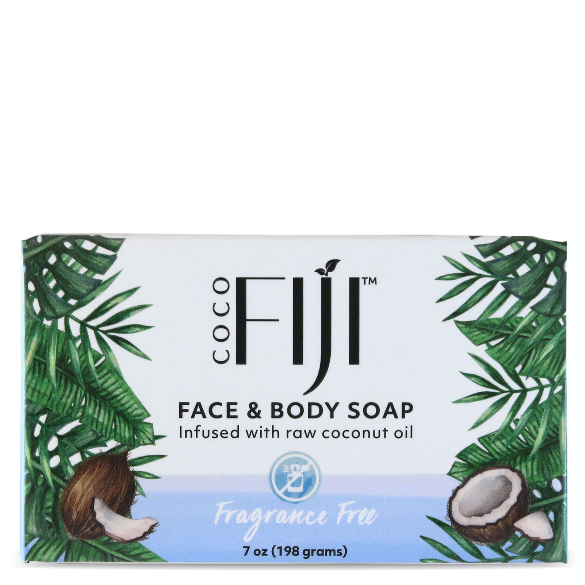 0174490 Fragrance Free Organic Virgin Coconut Oil Face & Body Soap - 7 Oz