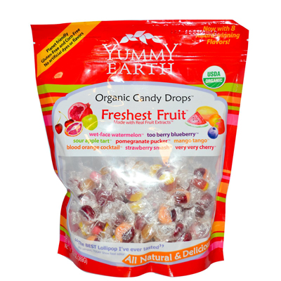 Yummy Earth 0757286 Organic Candy Drops Freshest Fruit 13 Oz - 369 G - Case Of 12 - 13 Oz