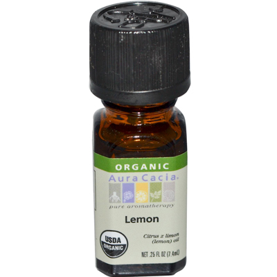 Aura(tm) Cacia 0326876 Organic Essential Oil - Lemon - .25 Oz