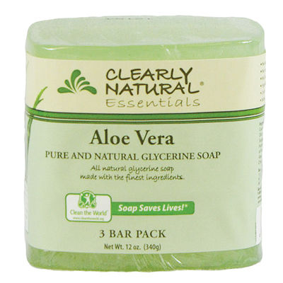 Clearly Natural 1170505 Bar Soap Aloe Vera 3pk - .75 Oz