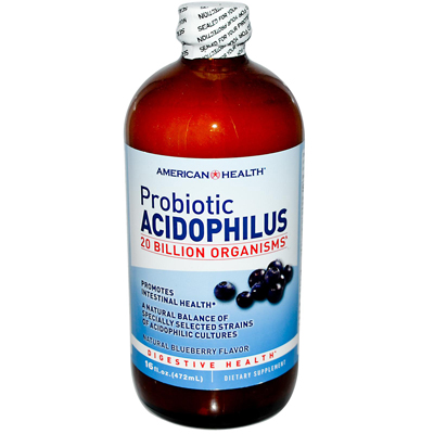 American Health 0280149 Probiotic Acidophilus Blueberry - 15 Fl Oz