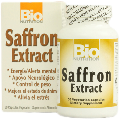 Bio Nutrition Inc 1124510 Saffron Extract - 50 Vegetarian Capsules