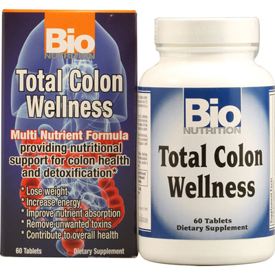 Bio Nutrition Inc 1043017 Total Colon Wellness - 60 Tablets