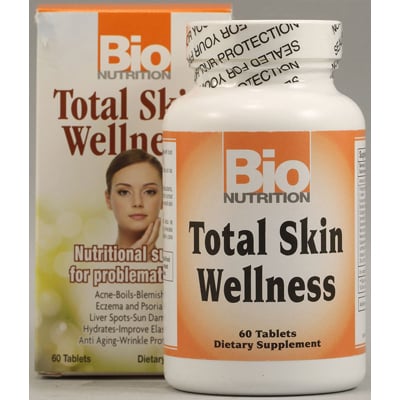 Bio Nutrition Inc 1086099 Total Skin Wellness - 60 Tablets