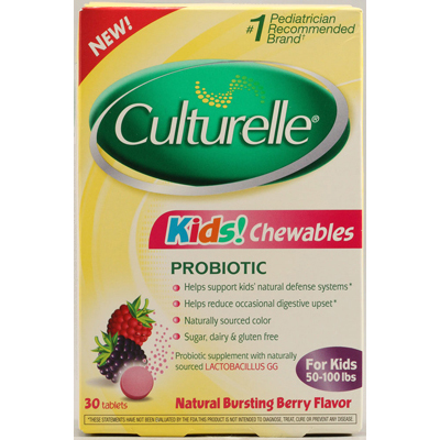 1131622 Kids Chewables Probiotic Natural Bursting Berry - 30 Chewable Tablets