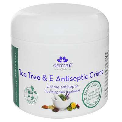 Derma E 0130245 Tea Tree and E Antiseptic Creme - 4 oz