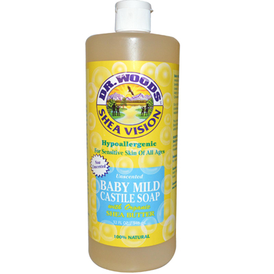 0667840 Shea Vision Pure Castile Soap Baby Mild With Organic Shea Butter - 32 Fl Oz