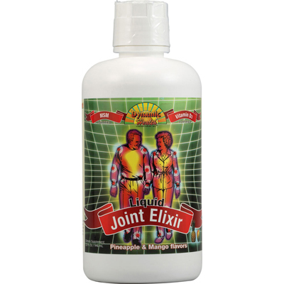Dynamic Health 1011618 Liquid Joint Elixir With Msm Pineapple And Mango - 32 Fl Oz
