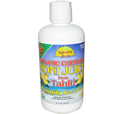 Dynamic Health 0612630 Noni Juice From Tahiti Raspberry - 32 Fl Oz