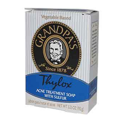0482091 Thylox Acne Treatment Bar Soap With Sulfur - 3.25 Oz