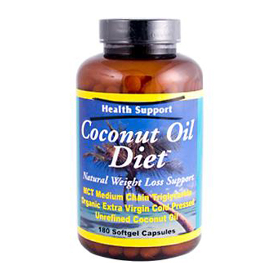 0173534 Coconut Oil Diet - 180 Softgel Capsules