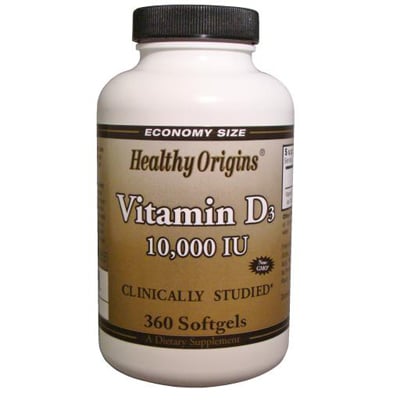 0242172 Vitamin D3 - 10000 Iu - 360 Softgels