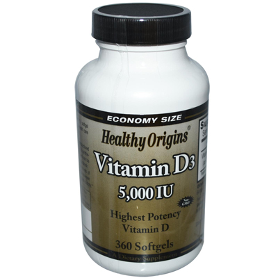 0922906 Vitamin D3 - 5000 Iu - 360 Softgels