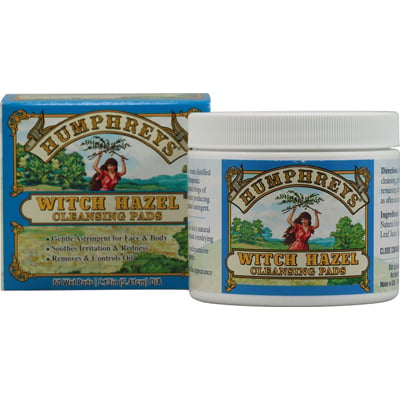 0187021 Witch Hazel Cleansing Pads - 60 Pads