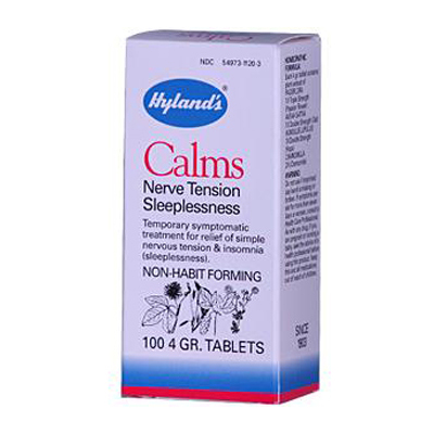 Hylands Homeopathic 0131789 Calms - 100 Tablets