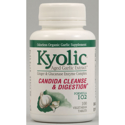 0294603 Aged Garlic Extract Candida Cleanse And Digestion Formula 102 - 100 Vegetarian Tablets
