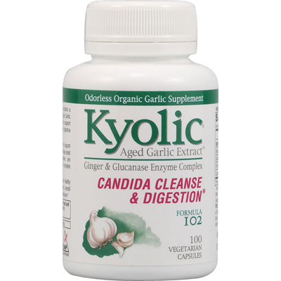 0294702 Aged Garlic Extract Candida Cleanse And Digestion Formula 102 - 100 Vegetarian Capsules