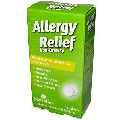 Natra-bio 0737411 Allergy Relief Non-drowsy - 60 Tablets