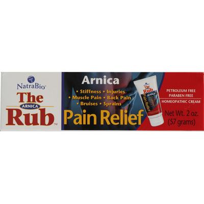 Natra-bio 0809962 The Arnica Rub Pain Relief Cream - 2 Oz