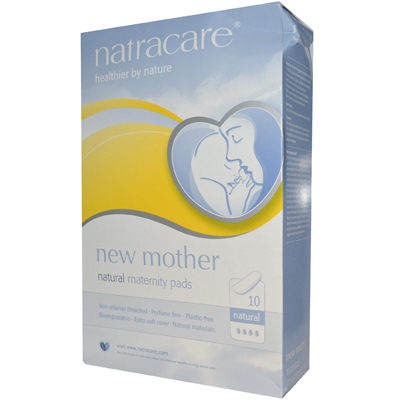 0848754 New Mother Natural Maternity Pads - 10 Pads