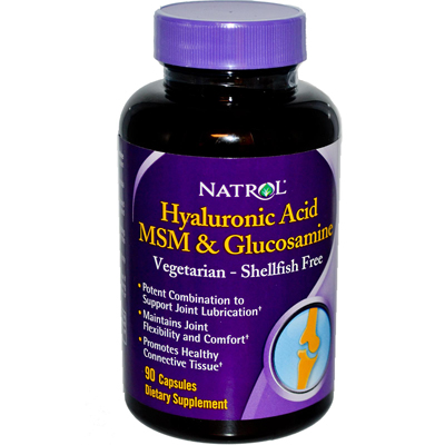 0736439 Vegetarian Hyaluronic Acid Msm And Glucosamine - 90 Capsules