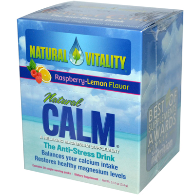 0821777 Magnesium Natural Calm Raspberry Lemon - 30 Packets