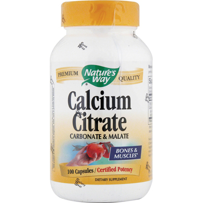 0816223 Calcium Citrate - 500 Mg - 100 Capsules