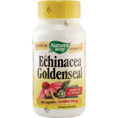 0737908 Echinacea Goldenseal - 100 Capsules