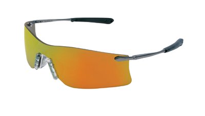 Rubicon Metal Temple Safety Glasses Emerald Lens