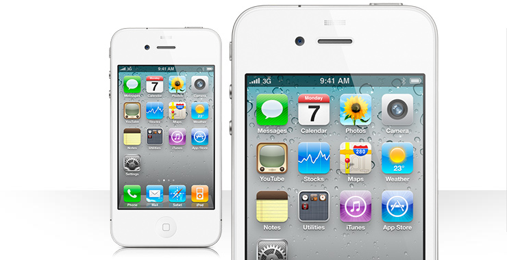 Apple IPH48GBWHT 8Gb White Iphone 4 - Smartphone