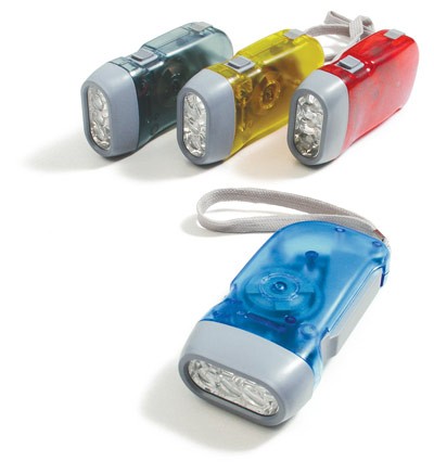 Easy Squeeze Emergency Flashlight Assorted Colors (42600)