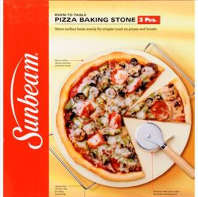63004 3 Pc Pizza Baking Stone Set