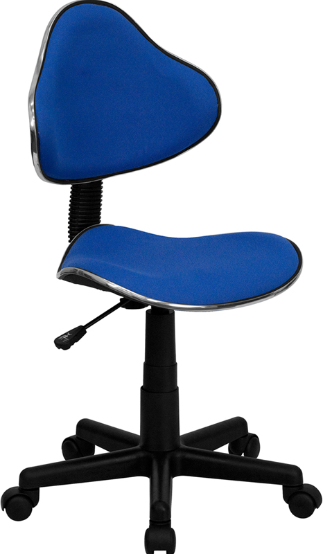 Bt-699-blue-gg Blue Fabric Ergonomic Task Chair