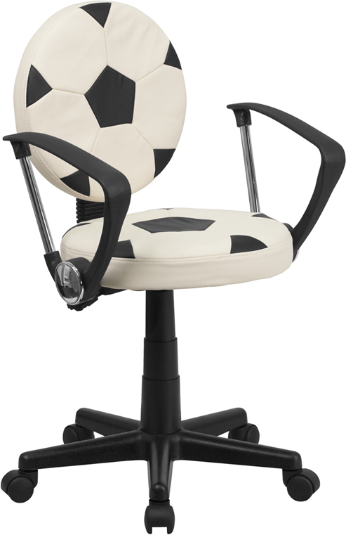 Bt-6177-soc-a-gg Soccer Task Chair With Arms