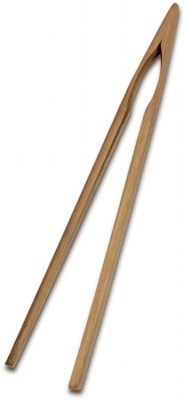 J33-2040 6.5 In. Burnished Bamboo Toast Tongs - Case Of 36