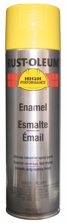 Rustoleum V2143-838 15 Oz Safety Yellow Professional High Performance Enamel Spr - Pack Of 6