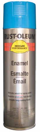 Rustoleum V2124-838 15 Oz Safety Blue Professional High Performance Enamel Spray - Pack Of 6