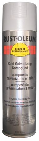 Rustoleum V2185-838 20 Oz High Performance Cold Galvanizing Compound Spray - Pack Of 6