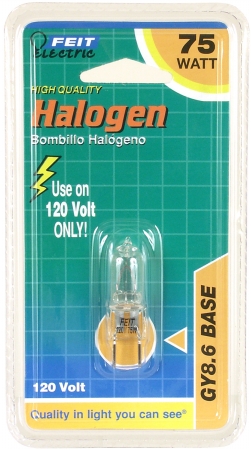 Bpq7.63.6 Halogen 8.6 Bi-pin 75 Watt