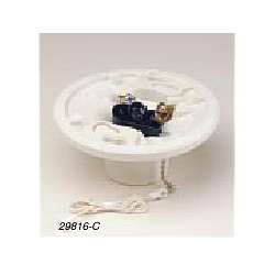 Leviton Mfg B01-29816-00c Porcelain Pull Chain Lamp Holder