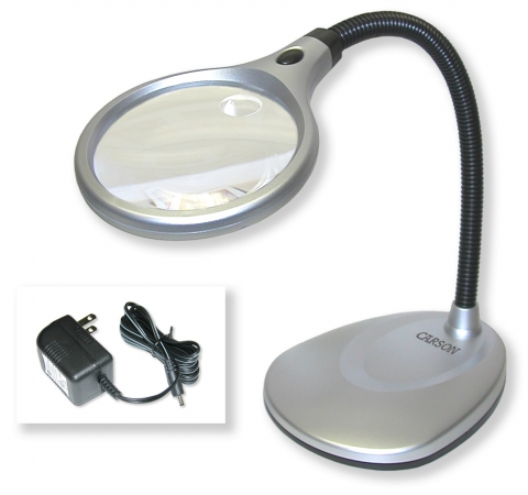 Lm-20 Led Illuminated Magnifier & Desk Lamp