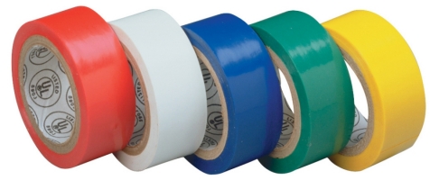 75 In. X 12 Ft. Assorted Colors Electrical Tape