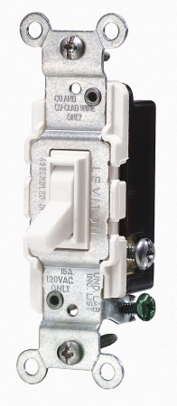 Leviton Mfg C24-01461-glw Residential Grade Illuminated Quiet Switch Toggle